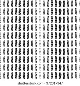 Seamless black and white decorative vector background with with stripes. Print. Repeating background. Cloth design, wallpaper. 