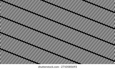 Seamless black and white diagonal stripe pattern background for modern wallpaper, packaging, textile, branding, poster, web design, and abstract graphic decoration projects.
