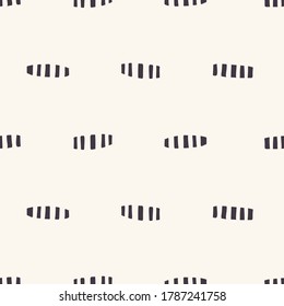 
Seamless black white doodle stripe geometric shape pattern. Modern style masculine shirt background. Decorative monochrome all over print. Geo abstract hipster scribble graphic wallpaper.