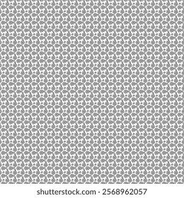 Seamless Black White Floral Pattern