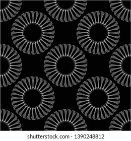 Seamless black white geometric background.EPS10 background 