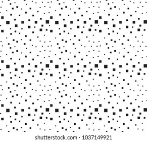 Seamless black - white geometric pattern