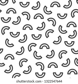 Seamless black & white geometric pattern. Abstract vector background