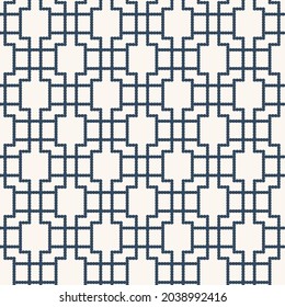 Seamless black and white geometric pattern. Vector illustration