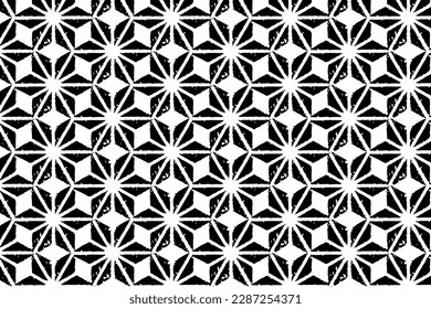 Patrón geométrico blanco y negro sin foco. Fondo de textura inclinable.