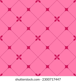 seamless black and white geometric pattern in an oblique cell with squares