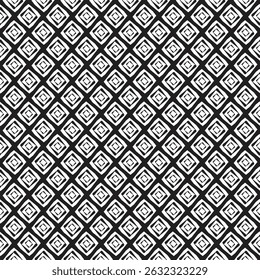 Fondo geométrico blanco y negro sin fisuras. Diseño de fondo de textura. ILUSTRACIÓN VECTORIAL EPS