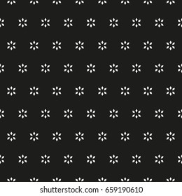 Seamless black - white geometric pattern