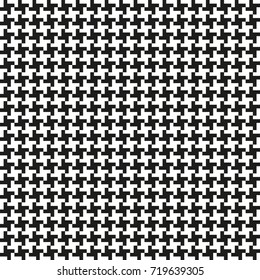Seamless black - white geometric pattern
