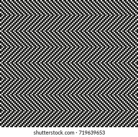 Seamless black - white geometric pattern