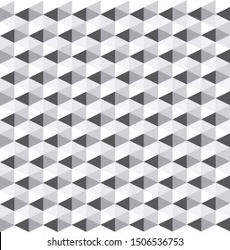 Seamless black and white geometric texture. Abstract background vector illustration. EPS 10