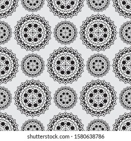 Seamless black and white geometric  texture pattern.Black and white geometric texture vector seamless pattern Eps 10 vector file. 
