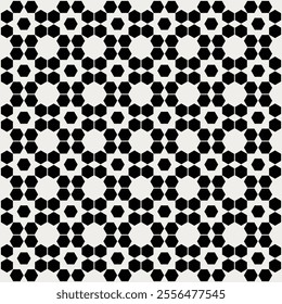 Seamless black and white geometric vintage floral pattern. Repeated and decorative design that can be used for packaging, decorating, interior design, wallpapers, banners, and more.