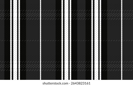 Seamless black and white gingham pattern. Classic black and white seamless shepherds check textile pattern