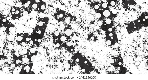 Seamless black and white grunge background