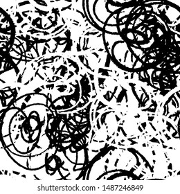 Seamless black and white grunge background