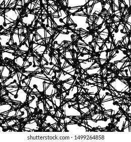 Seamless black and white grunge background