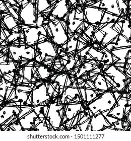 Seamless black and white grunge background