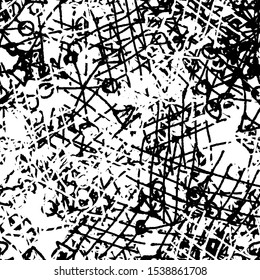 Seamless black and white grunge background
