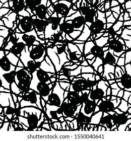 Seamless black and white grunge background