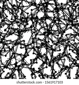 Seamless black and white grunge background