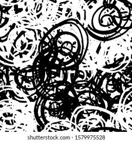 Seamless black and white grunge background