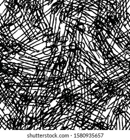 Seamless black and white grunge background