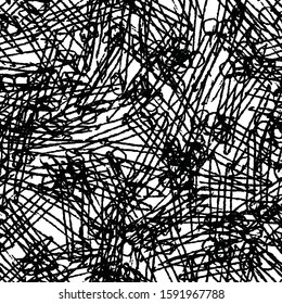 Seamless black and white grunge background