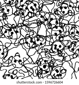 Seamless black and white grunge background