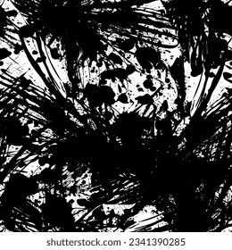 Fondo negro y blanco inmaculado