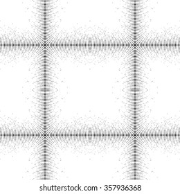 Seamless black and white grunge grid line texture