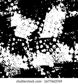 Textura de grunge blanco y negro sin fisuras