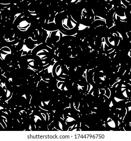 Nahtlose Schwarz-Weiß-Grunge-Textur