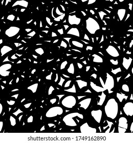 Seamless black and white grunge texture