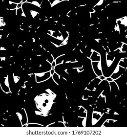La textura de grunge blanco y negro sin foco. Resumen repitiendo fondo. Superficie urbana sombría