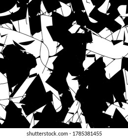 Seamless black and white grunge texture