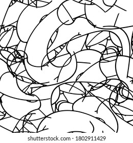Seamless black and white grunge texture. Monochrome pattern repeating ink pattern