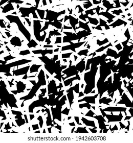 Seamless black and white grunge texture
