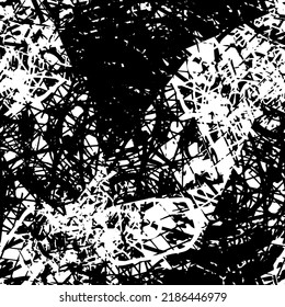 La textura de grunge blanco y negro sin foco. Resumen repitiendo fondo. Superficie urbana sombría
