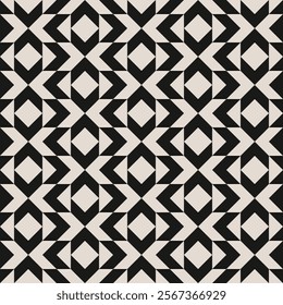 Seamless black and white half square triangle pattern. Repeated and decorative design that can be used for packaging, decorating, interior design, textiles and more.


