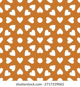 Patrón de corazón blanco y negro sin fisuras con un aspecto atrevido, juguetón y moderno. Diseño de alto contraste inspirado en los estampados de moda, perfecto para textiles, Fondos de pantalla y marca con estilo.