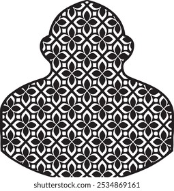 Seamless black and white houndstooth pattern. Hounds  texture background illustration. Black and White Cotton Texture, houndstooth pattern.