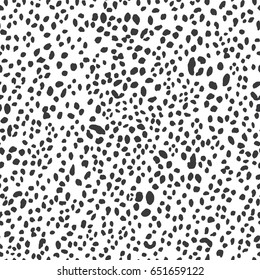 Vector vectorial de piel de animales leopardo blanco y negro sin foco