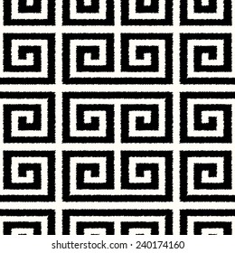 seamless black and white mesh scribble textured pattern