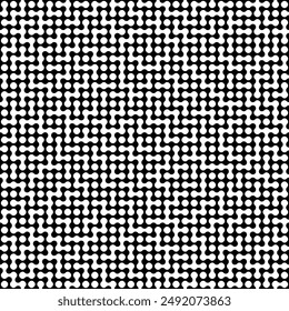 Conexión inconsútil del metal blanco y negro, fondo abstracto, puntos conectados, diseño del Vector