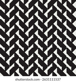 Seamless black and white mid century modern geometric pattern for backgrounds, fabric design, home decor.	
