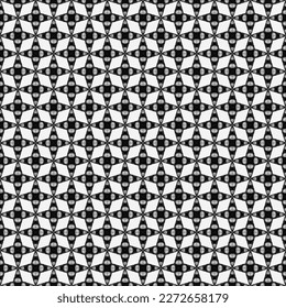 Seamless Black And White Minimal Drawing Interior Banner Monochrome Template Fabric Textile Vintage Decoration Design Print Geometric Backdrop Graphic Wallpaper Texture Background Pattern