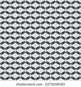 Pancarta interior de dibujo minimalista en blanco y negro sin inconvenientes Monocromo Plantilla Tela Tejido Decoración Vintage Diseño Imprimir Fondo Geométrico Gráfico Papel de fondo Textura Patrón de fondo