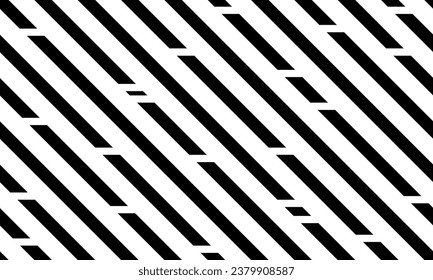 Nahtlose schwarz-weiße minimale geometrische Muster, Vektorhintergrund. Perfekt für Bildschirmhintergründe, Mustertexte, Webseiten-Hintergründe, Oberflächentexturen, Textilien
