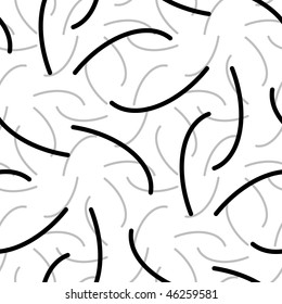 Seamless black and white ornament pattern